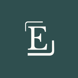 EcoLuxLiven monogram logo (E+L)